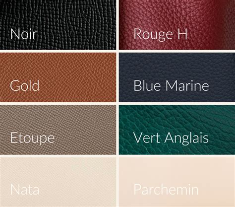 classic hermes colors|hermes colors value guide.